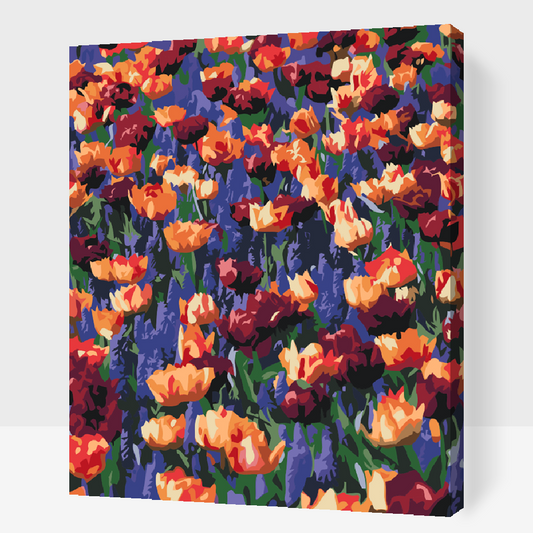 Paint by number - Blomstermark