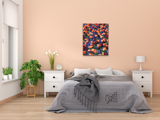 Paint by number - Blomstermark