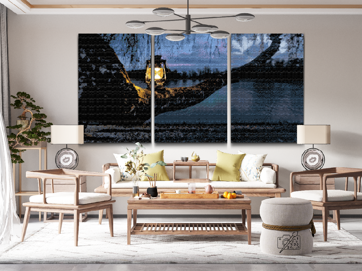 Diamond Paint - Natvandring (sæt af 3)