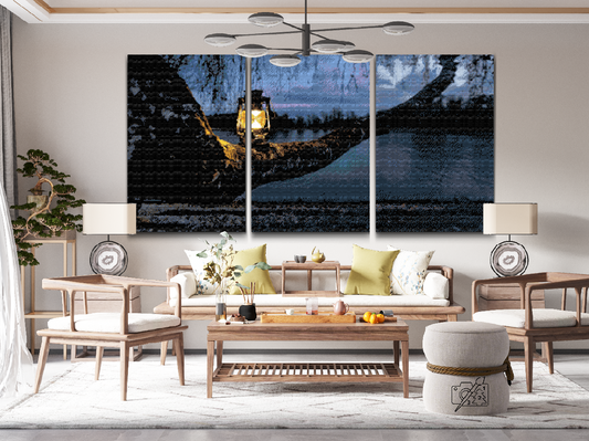 Diamond Paint - Natvandring (sæt af 3)