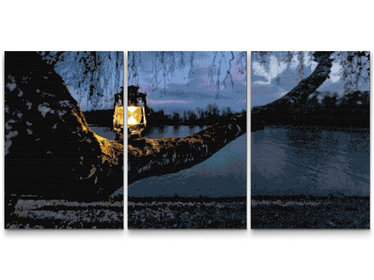 Diamond Paint - Natvandring (sæt af 3)