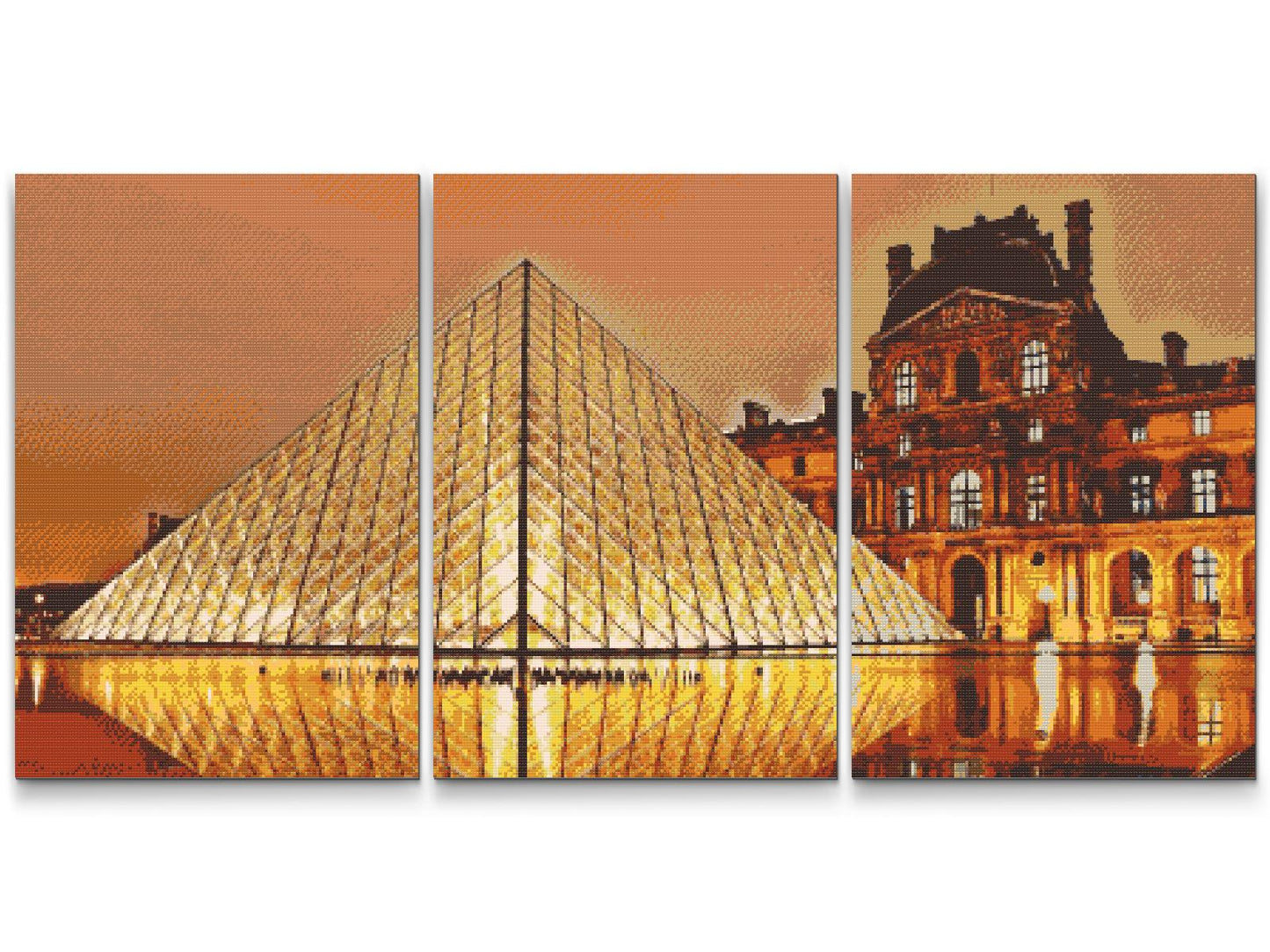 Diamond Paint - Louvre (sæt af 3)