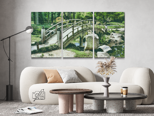 Diamond Paint - Japansk have (sæt af 3)