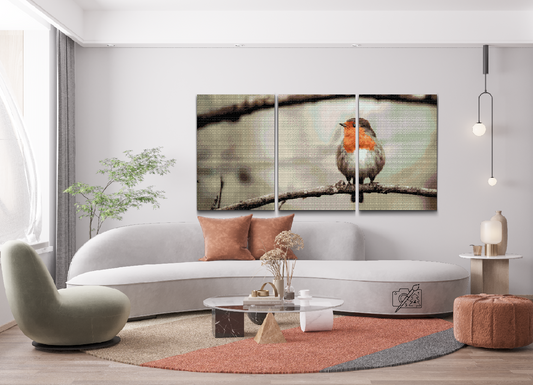 Diamond Paint - Robin (sæt af 3)