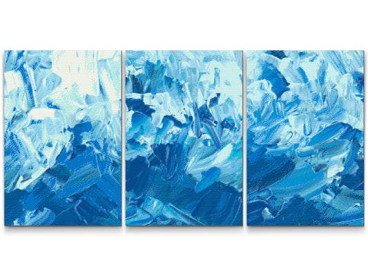 Diamond Paint - Iskrystaller (sæt af 3)