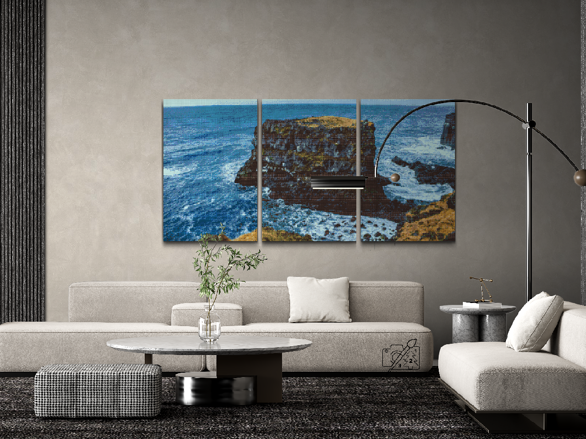 Diamond Paint - Udsigt over klippen (sæt af 3)