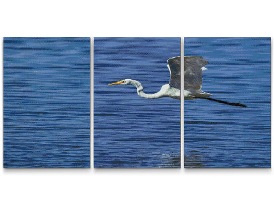 Diamond Paint - Hvid Hejre (sæt af 3)