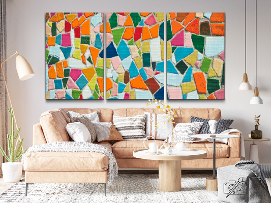 Diamond Paint - Farvede sten (sæt af 3)