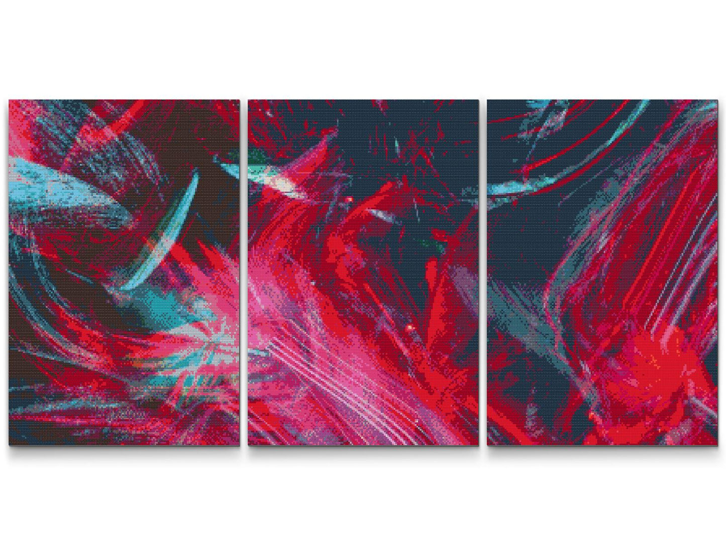 Diamond Paint - Abstrakt baggrund (sæt af 3)