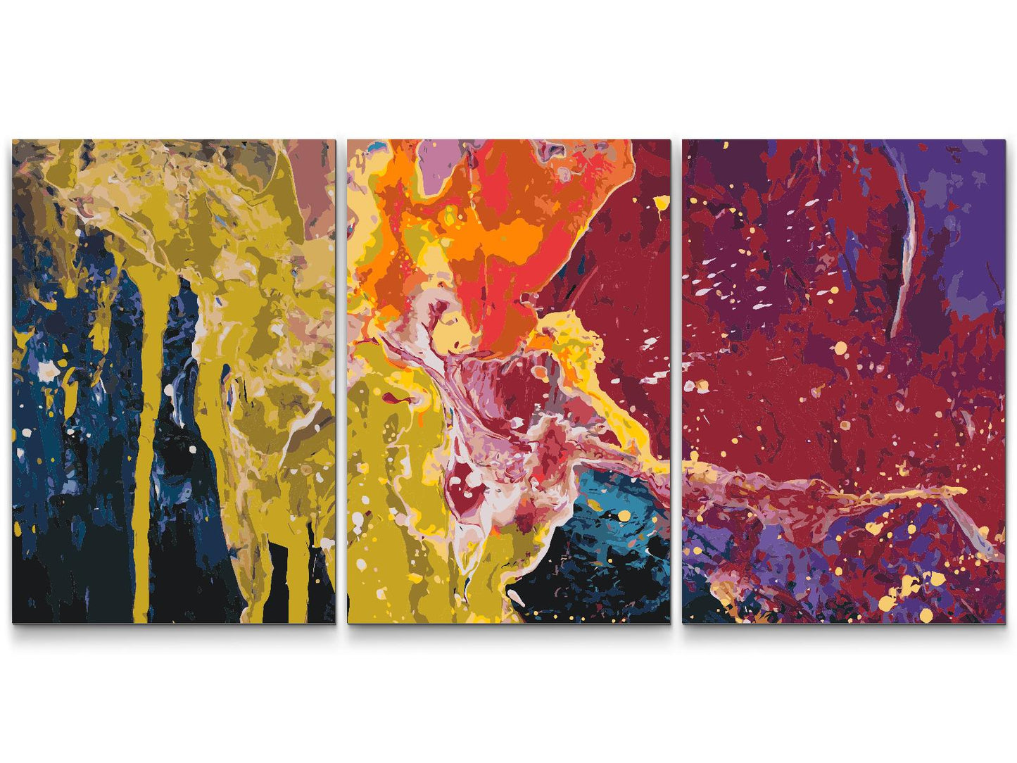 Paint by number - Farver (sæt af 3)