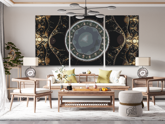 Paint by number - Kalejdoskop (sæt af 3)