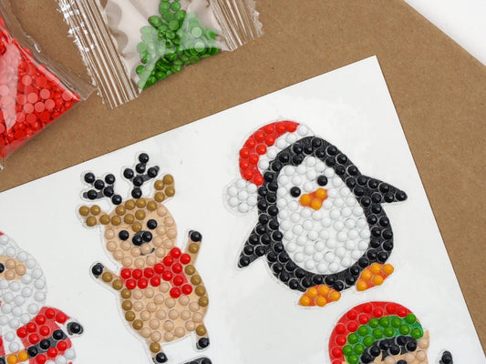 Diamond Painting Sticker - Juleklistermærker 6