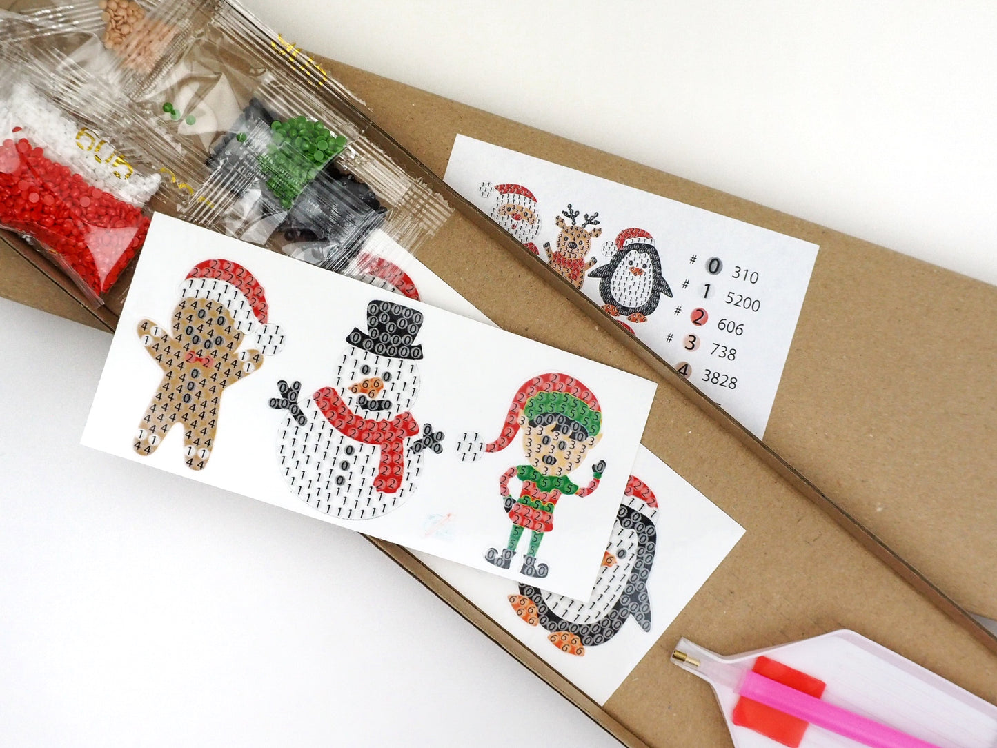 Diamond Painting Sticker - Juleklistermærker 6