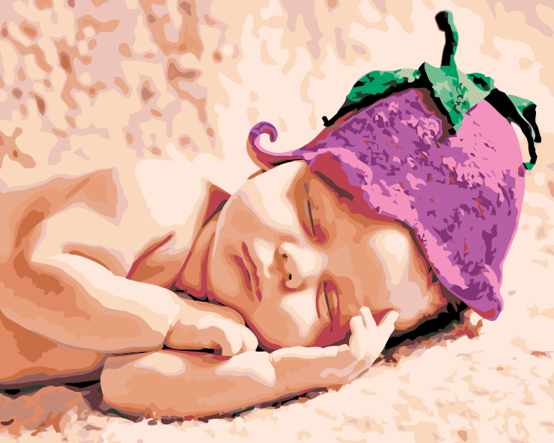 Paint by number - Baby