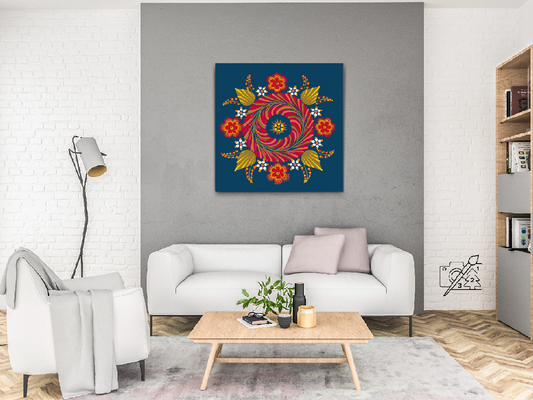 Paint by number - Mandala4