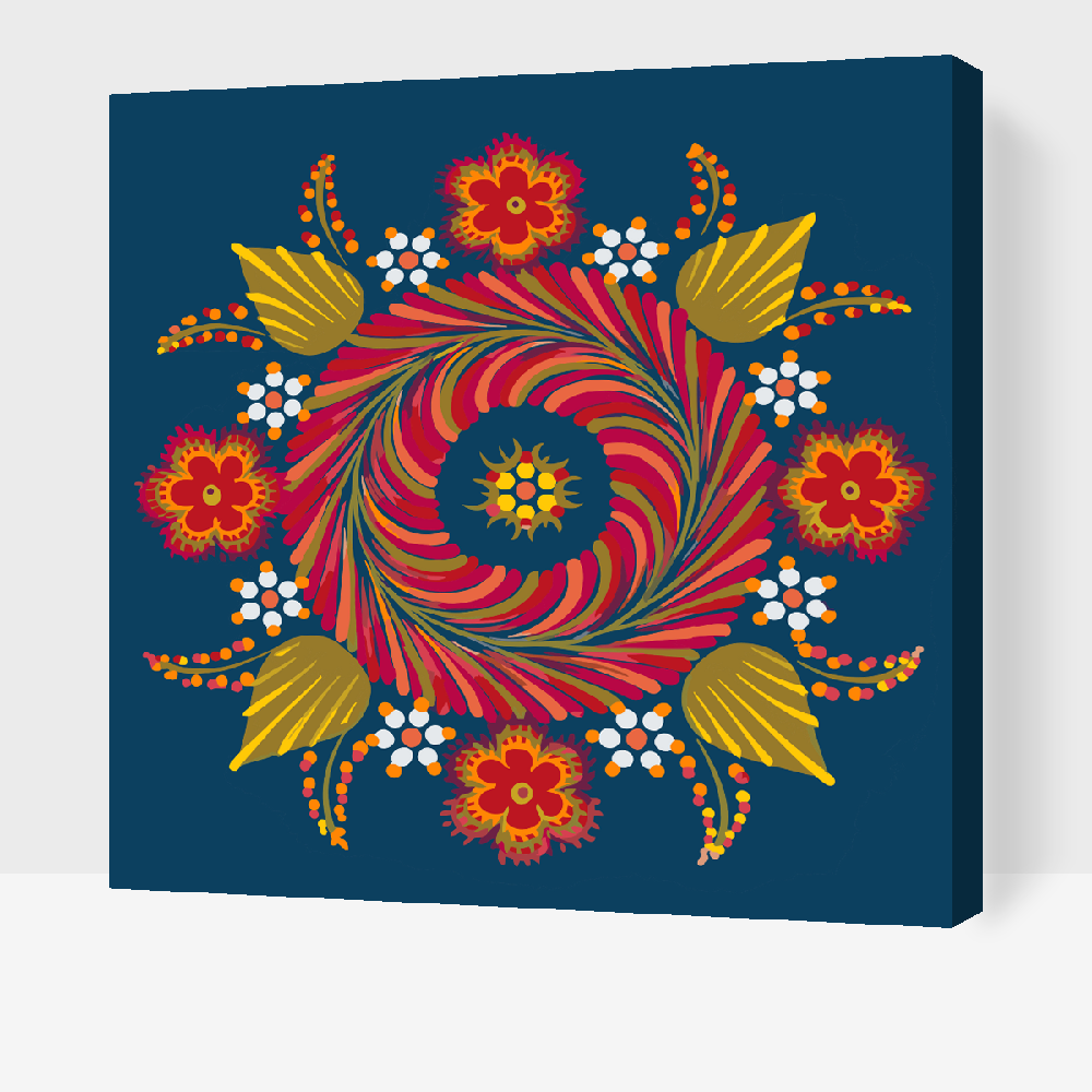 Paint by number - Mandala4