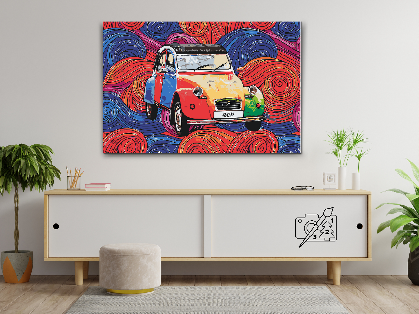 Paint by number - Citroën 2CV