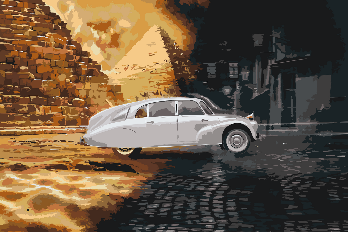 Paint by number - Tatra Egypten