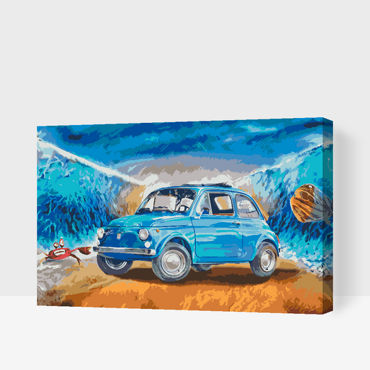 Paint by number - Fiat 500