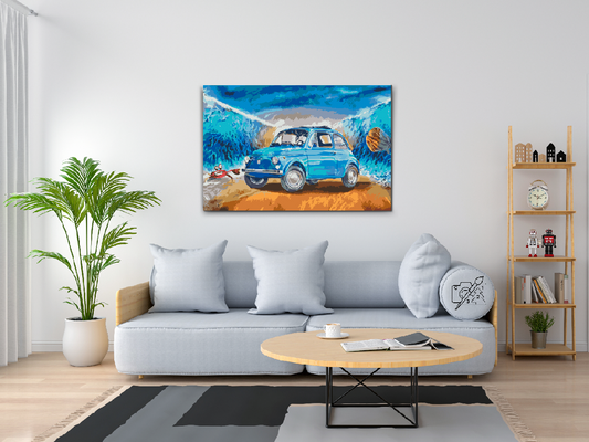 Paint by number - Fiat 500