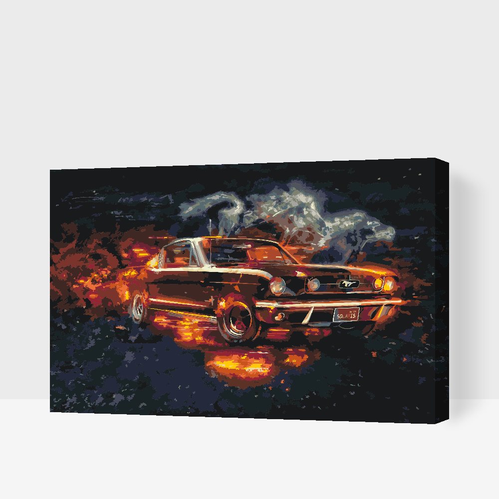 Paint by number - Mustang