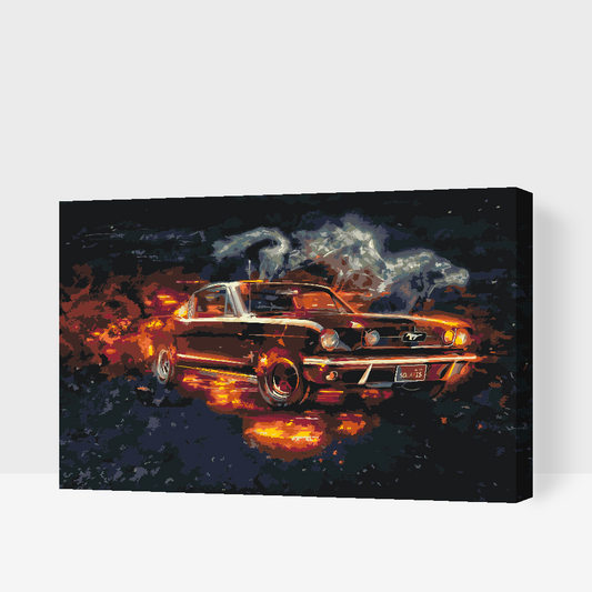 Paint by number - Mustang