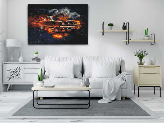 Paint by number - Mustang