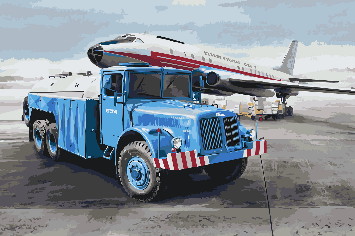 Paint by number - Tatra 111