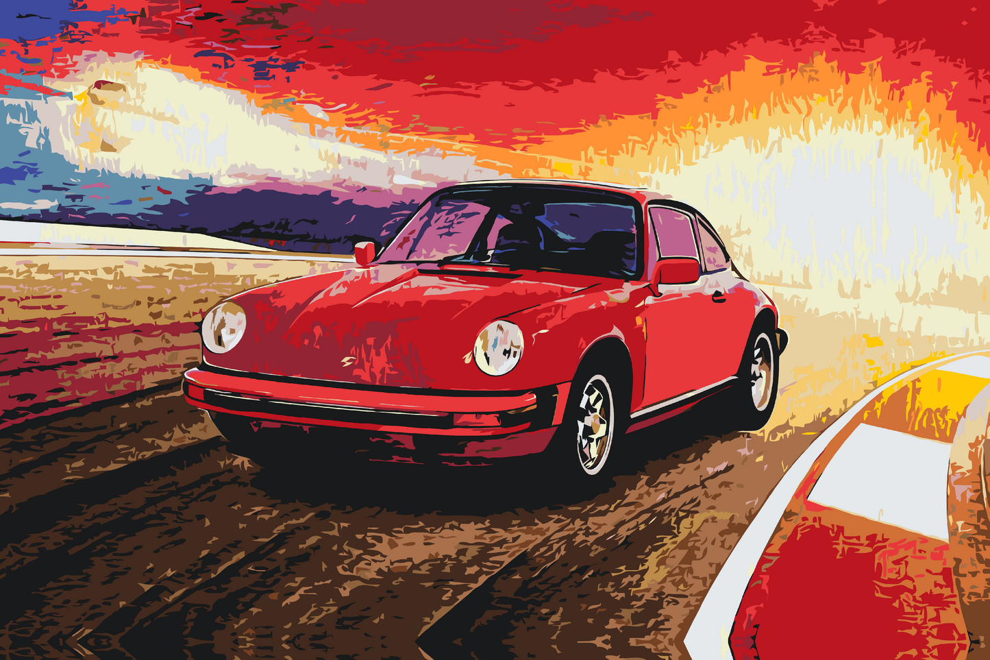 Paint by number - Porsche