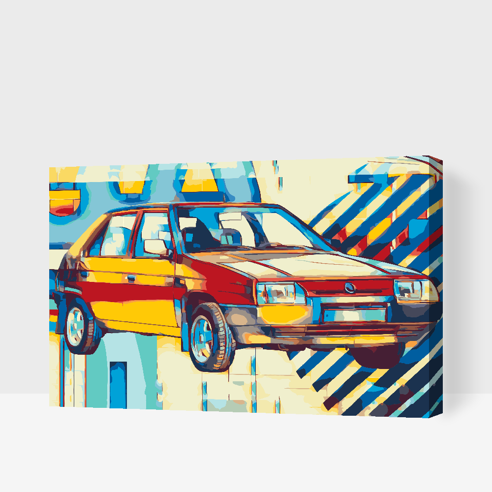 Paint by number - Škoda Favorit