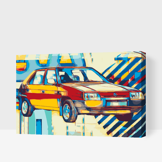 Paint by number - Škoda Favorit