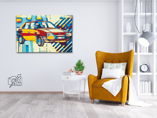 Paint by number - Škoda Favorit