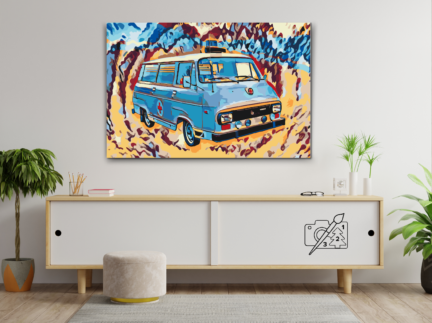 Paint by number - Škoda 1203