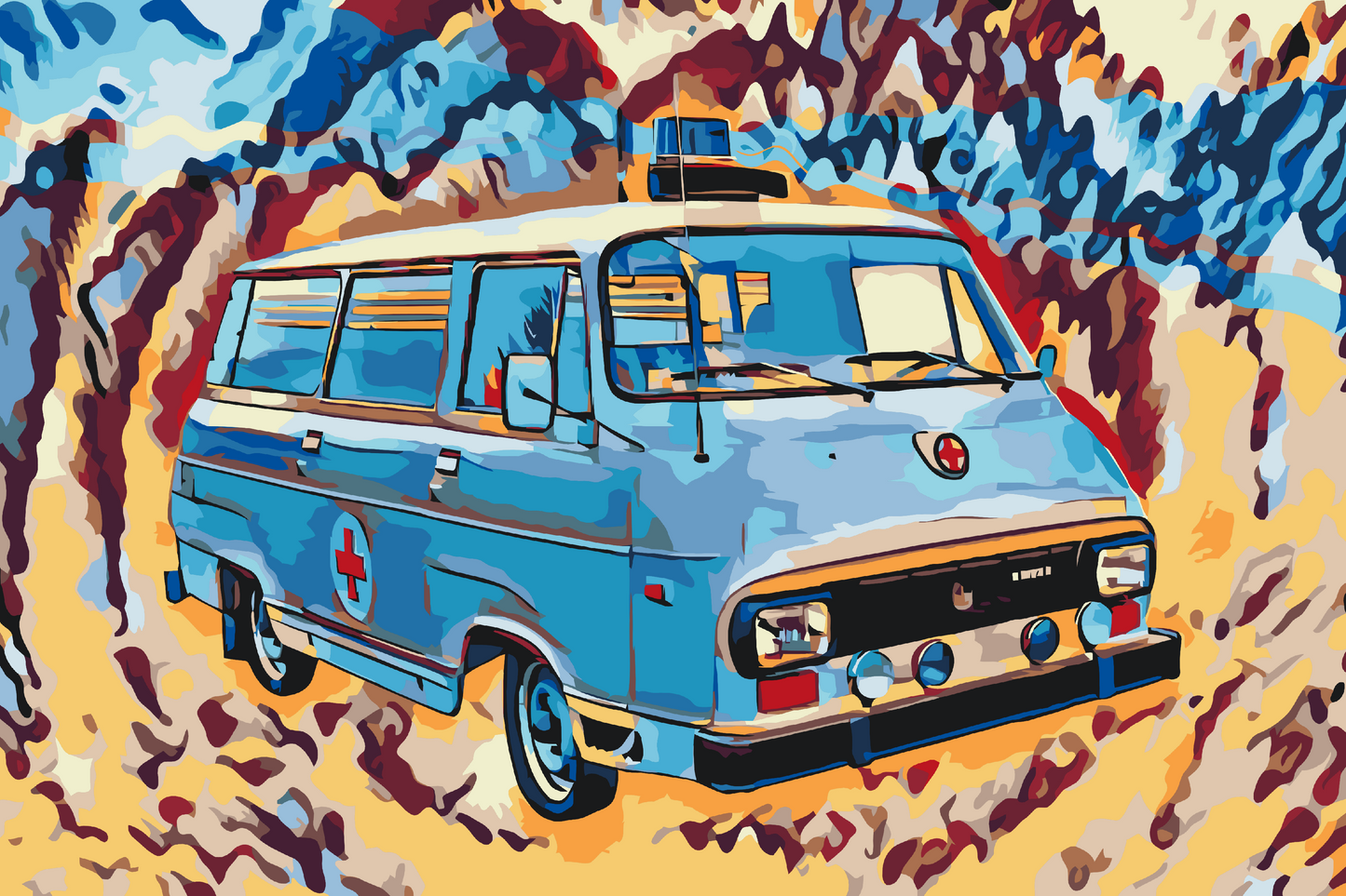 Paint by number - Škoda 1203