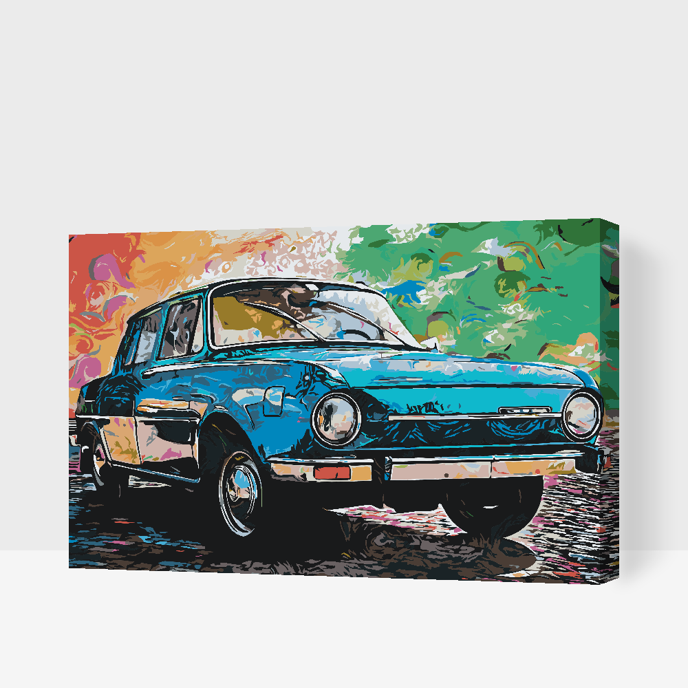 Paint by number - Škoda 100
