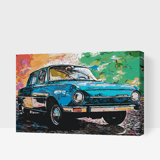 Paint by number - Škoda 100