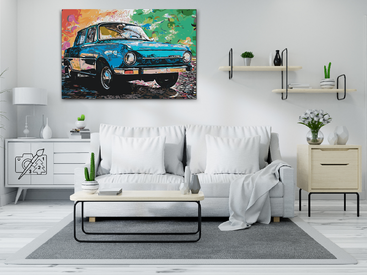 Paint by number - Škoda 100