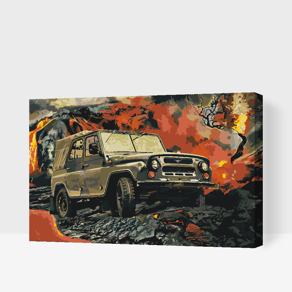 Paint by number - UAZ