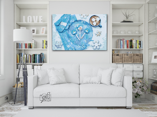 Paint by number - Julebaggrund 3