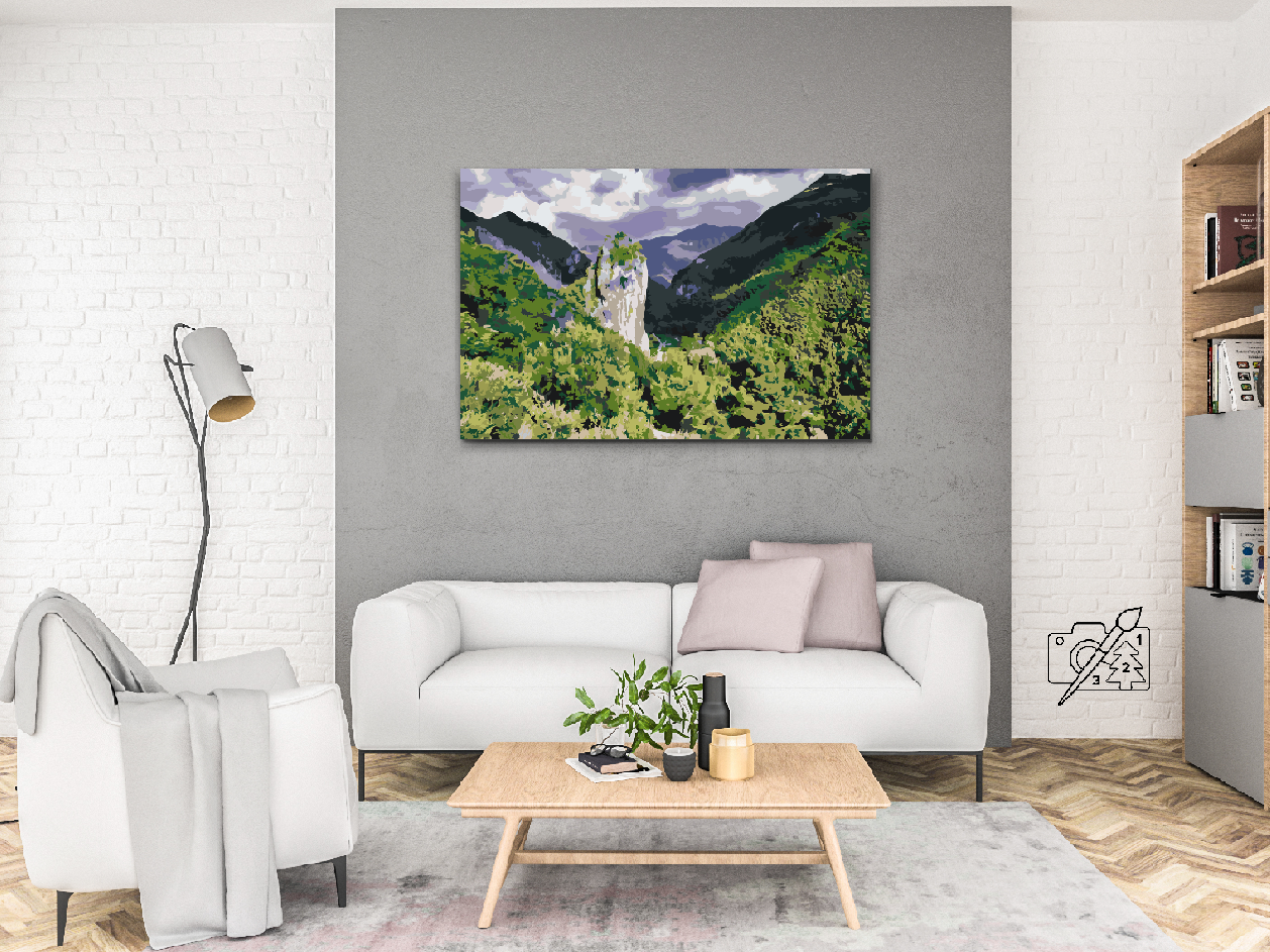 Paint by number - Orsomarso, Calabrien