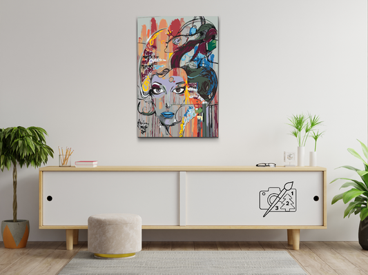 Paint by number - Smukke blå læber