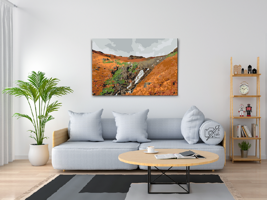 Paint by number - Lake District Cumbria, Storbritannien 2