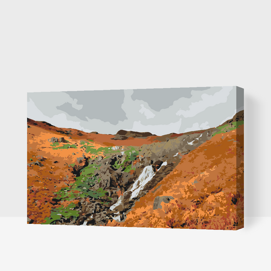 Paint by number - Lake District Cumbria, Storbritannien 2