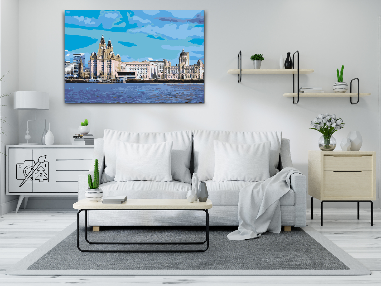 Paint by number - Liverpool, England