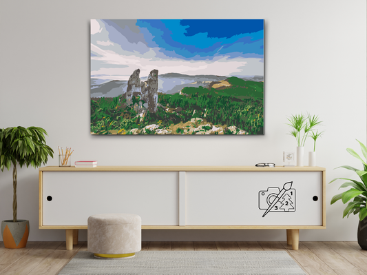 Paint by number - Pietrele Doamnei, Rumænien