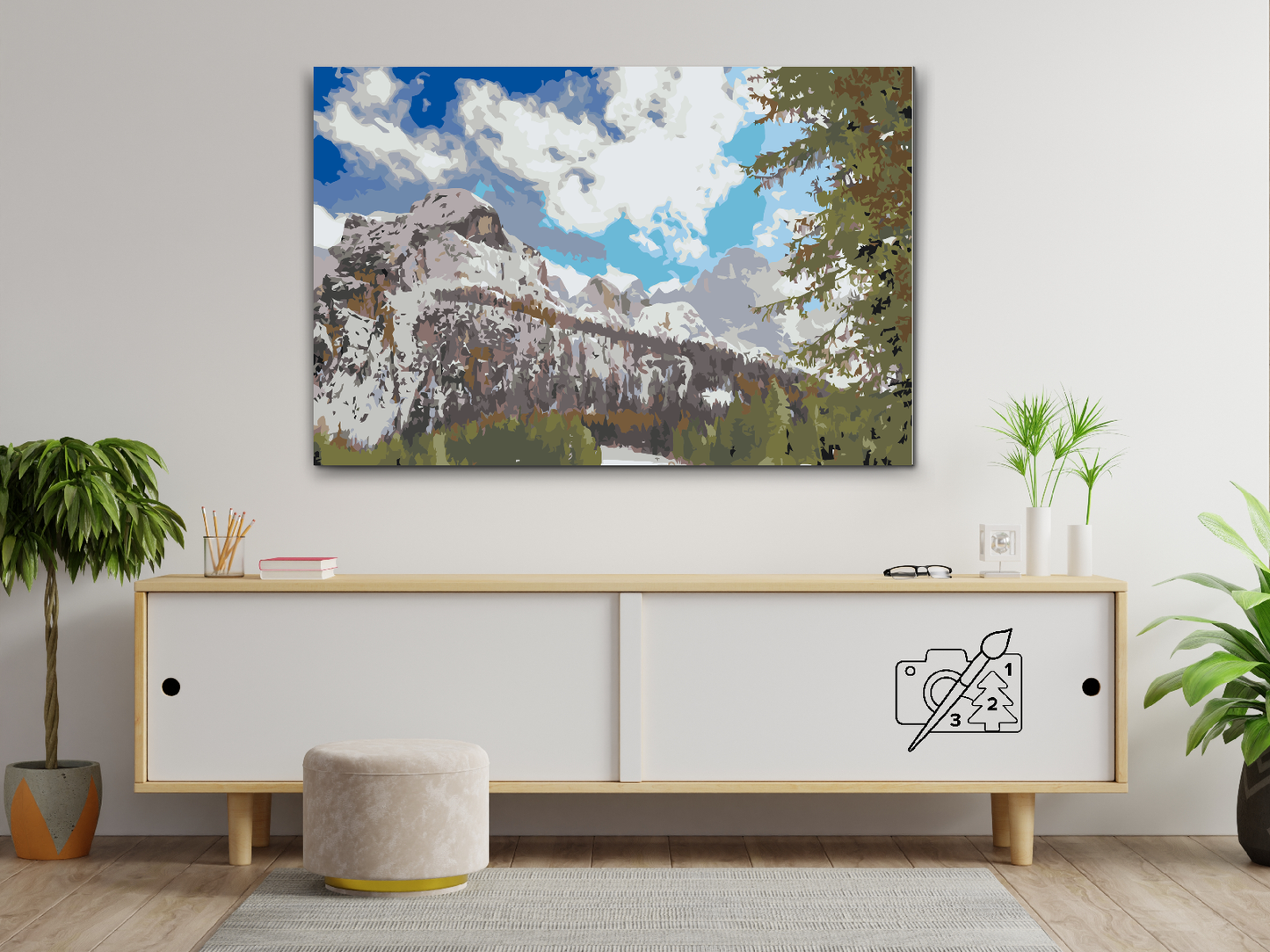 Paint by number - Monte Civetta, Dolomitterne 2