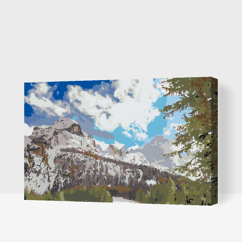 Paint by number - Monte Civetta, Dolomitterne 2