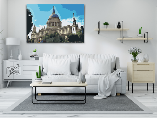 Paint by number - St. Pauls Katedral, England