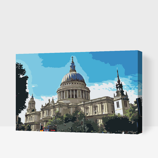 Paint by number - St. Pauls Katedral, England