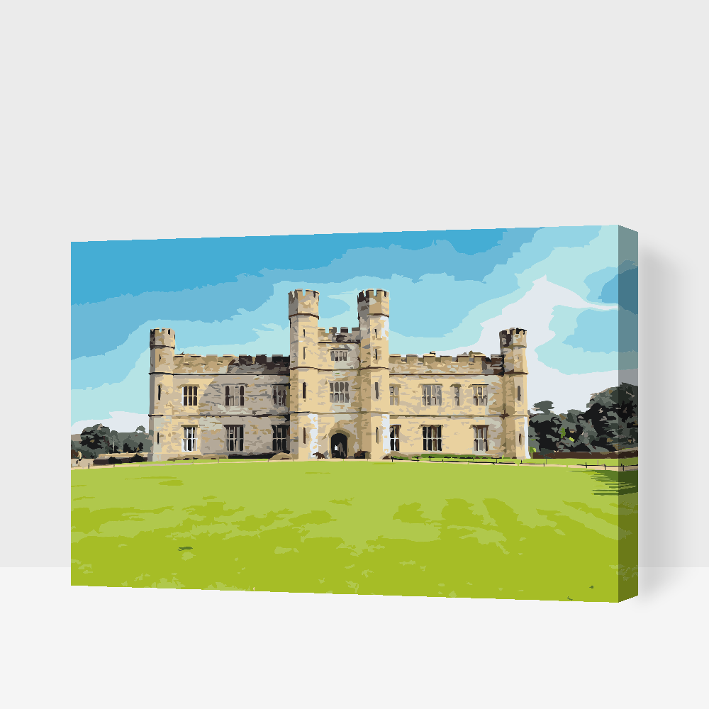 Paint by number - Leeds Castle, England